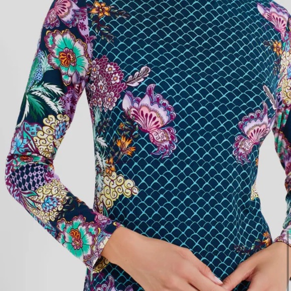 Navy Stargaze Ellie Midi Dress - Picture 2 of 4